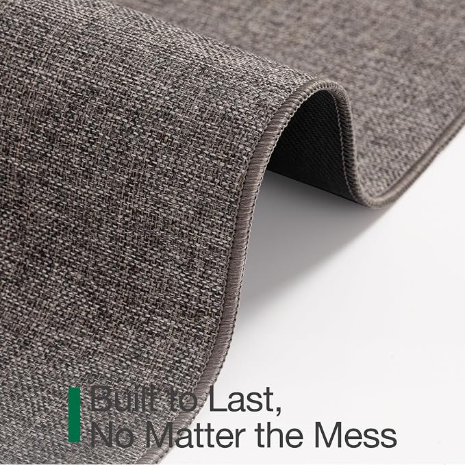 LUMI Ultra Thin Door Mat for Entryway, Low Profile Non Slip Rubber Backing - Image 5
