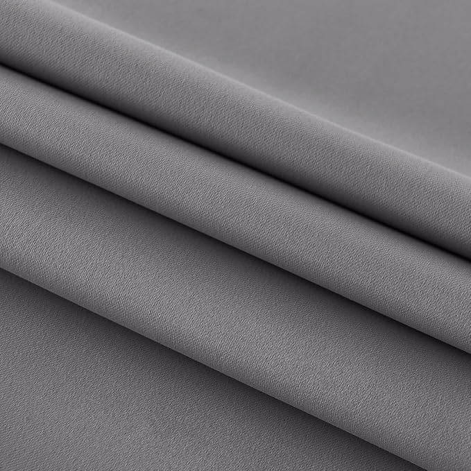 DWCN French Door Curtains – Rod Pocket Thermal Blackout Curtain - Image 6
