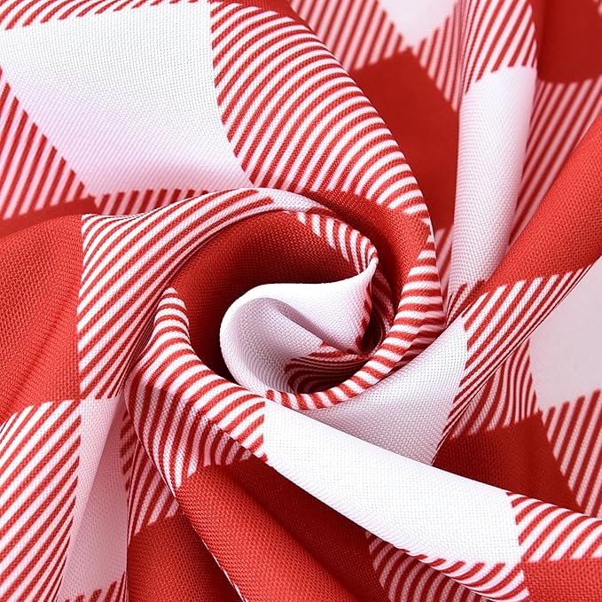 Waterproof Checkered Tablecloth Fabric - Image 8