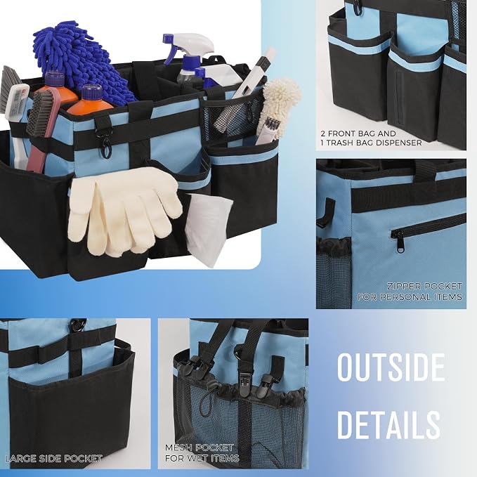 Wearable Cleaning Caddy, Cleaning Caddy Supplies Organizer - Image 3