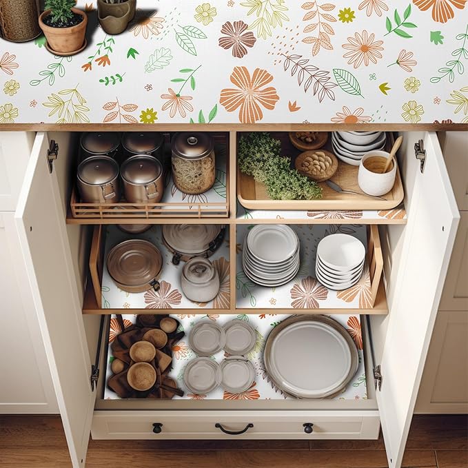 Bulk Shelf Liner 12in by 60 in Cupboard Liner Shelving Paper - Image 2