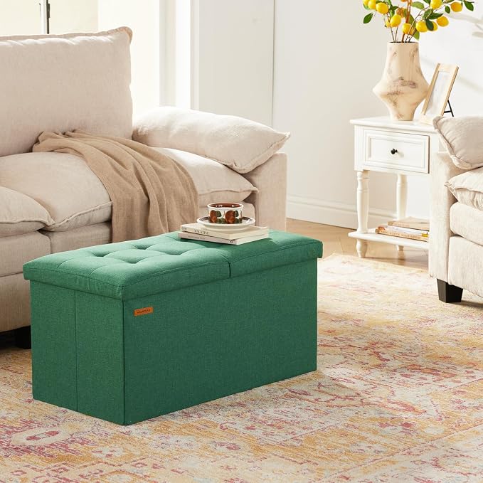 HAUSFRAU - 30 Inches Storage Ottoman Bench - Image 5