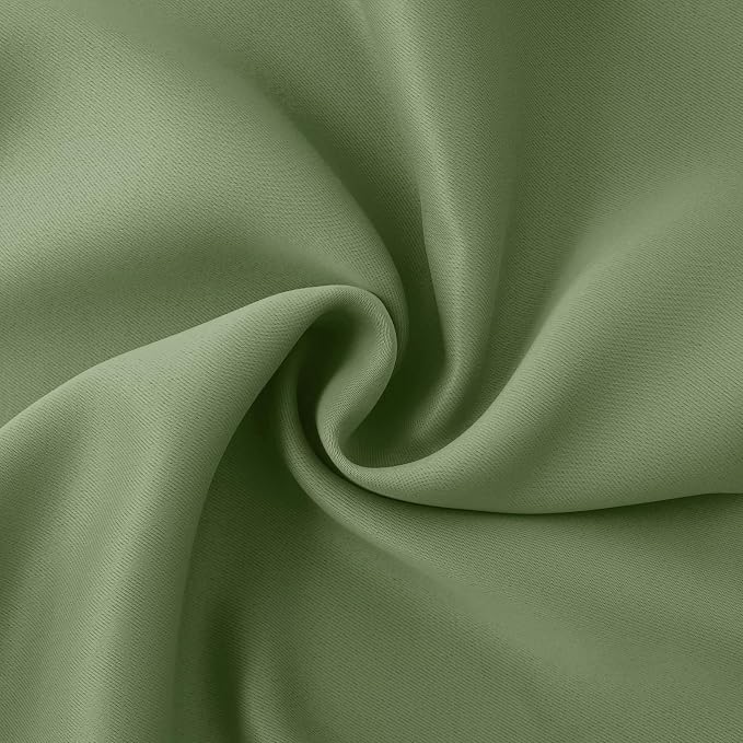 BGment Olive Green Blackout Curtains 63 Inch Length - Image 7