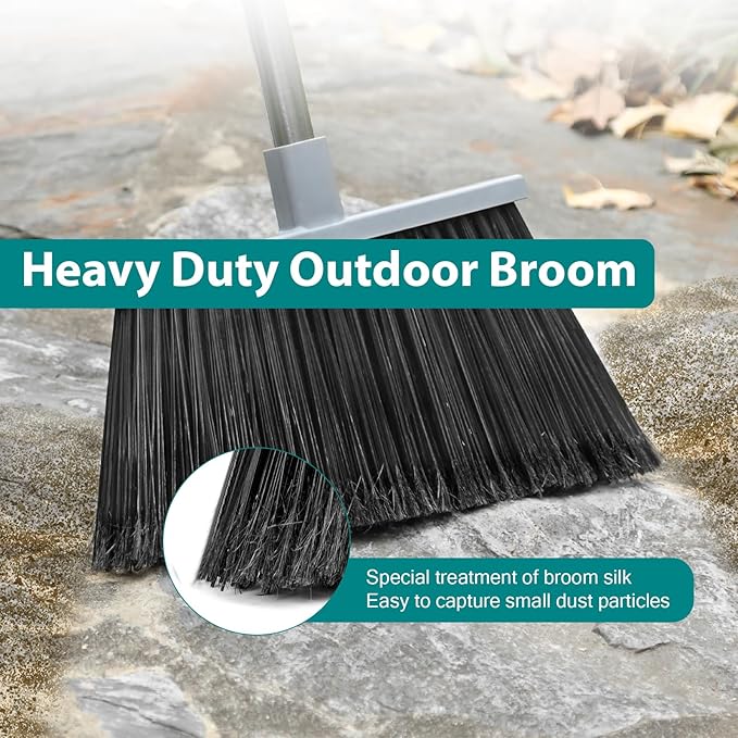 PBHEPJ Broom, 4 Pack Outdoor Broom - Image 3