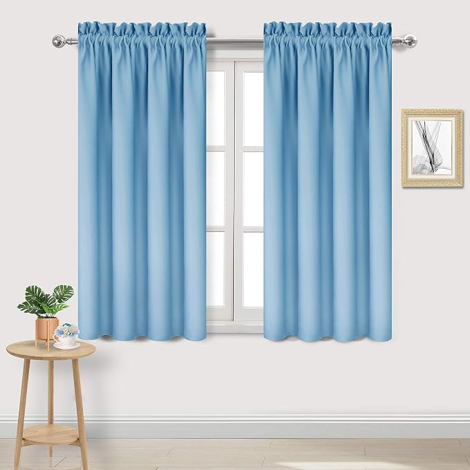 DWCN Light Blue Blackout Curtains by DWCN