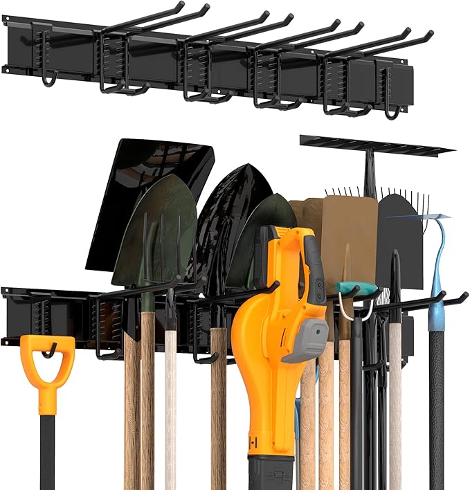 Garage Tool Storage Rack, Heavy Duty Garage Storage Organizer Rack System Wall by Sttoraboks