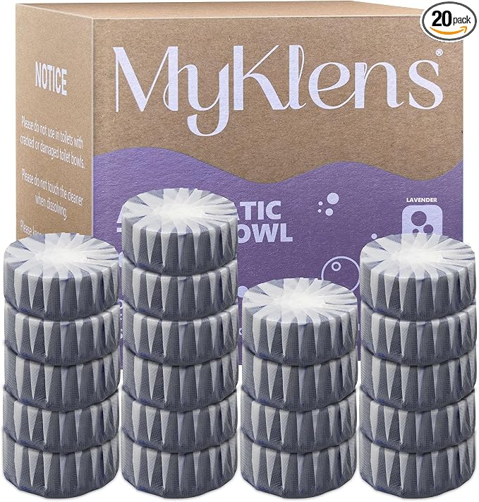 Toilet Bowl Cleaner Tablets, Automatic Toilet Bowl Cleaners, Long-Lasting by MyKlensLife