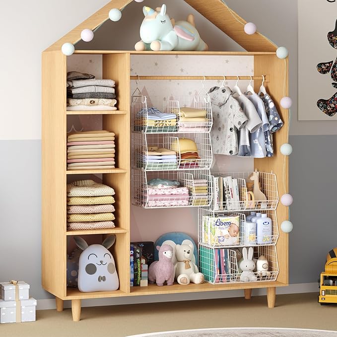 5 Tier Extra Large Closet Hanging Shelves - Image 7