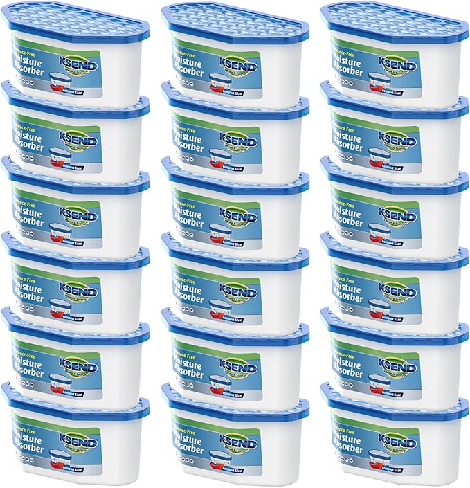Moisture Absorbers, 18 Pack, Compact Dehumidifier by Ksend
