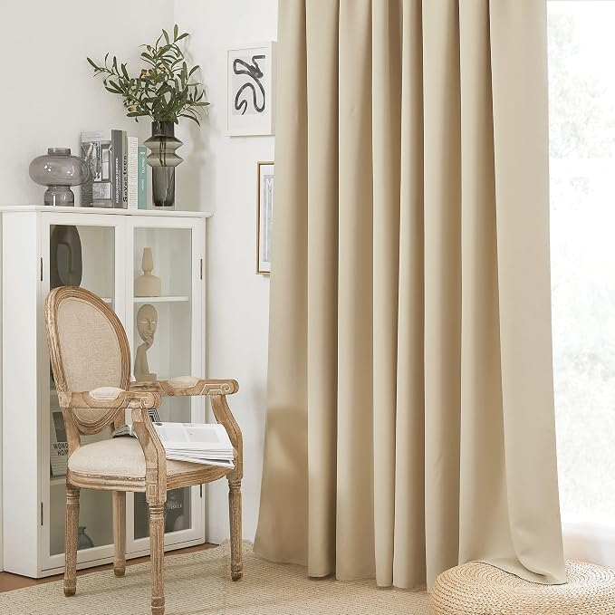 RYB HOME Blackout Curtains for Living Room, Large Window Shades for Bay Window - Image 5