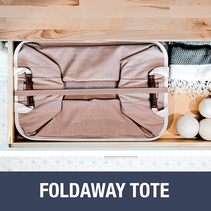 CleverMade Collapsible Laundry Basket Hamper - Image 7