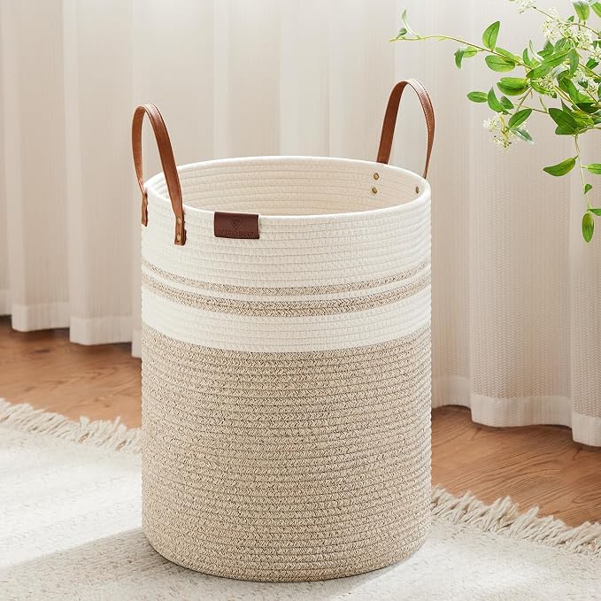 VIPOSCO Tall Laundry Basket, Large Dirty Clothes Hamper by VIPOSCO