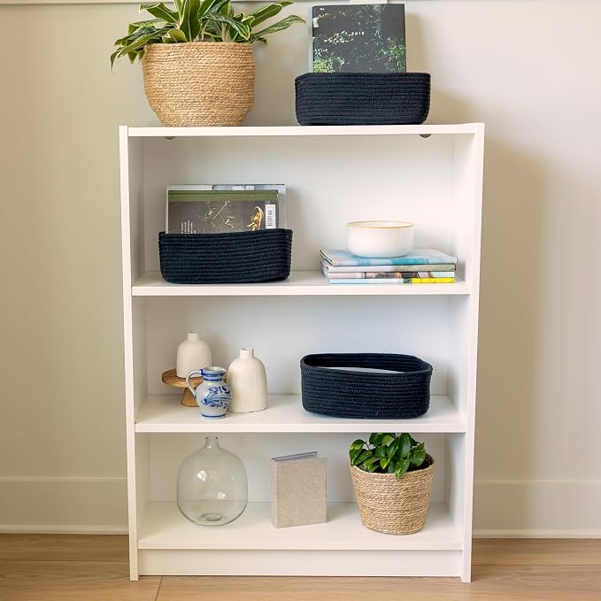 NaturalCozy 11.8"x8"x4.5” Rectangle Storage Baskets - Image 9