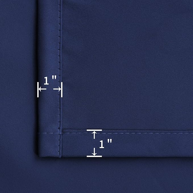 BGment Navy Blue Blackout Curtains - Image 7