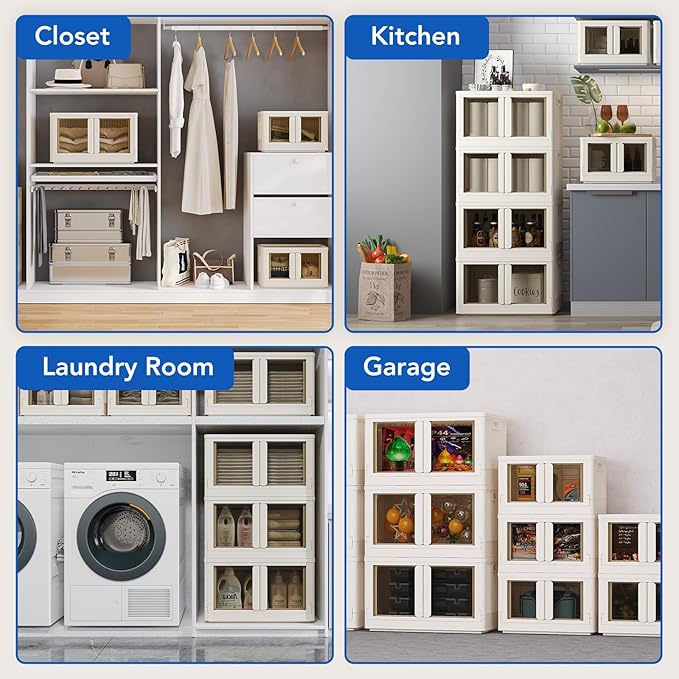 FLEXIMOUNTS 152 QT Stackable Storage Bins - Image 7