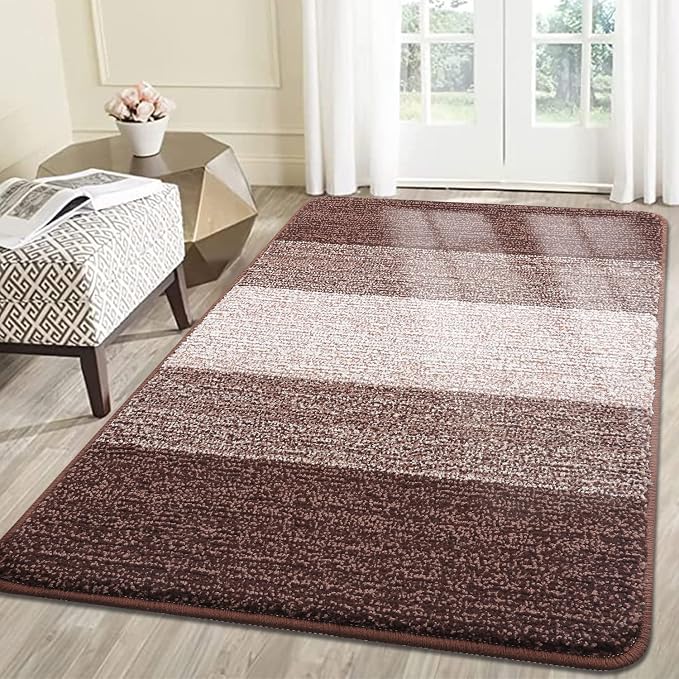 Kitinjoy Indoor Outdoor Door Mat, 59x36 Non-Slip Absorbent Dirt Trapper by Kitinjoy