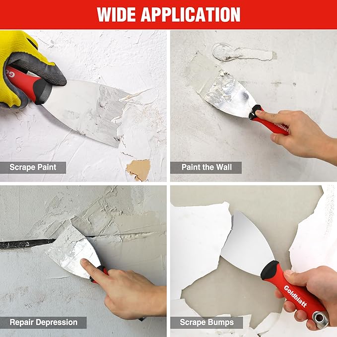 Goldblatt 3" Putty Knife, Stainless Steel Scraping Paint, Putty Knife Scraper - Image 6