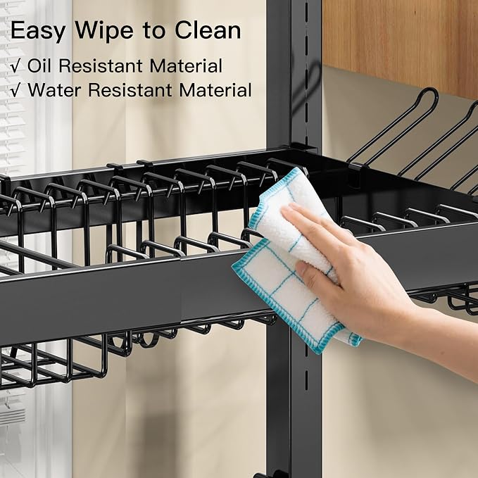 3 Tier Extra Large Stainless Steel Expandable Over The Sink Dish Drainer Drying - Image 7