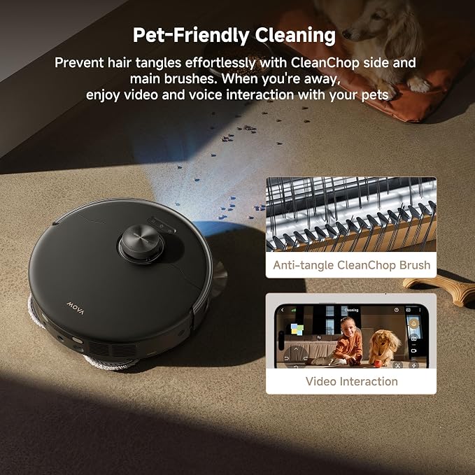 Mova P50 Pro Ultra Robot Vacuum and Mop, 000Pa Suction - Image 6