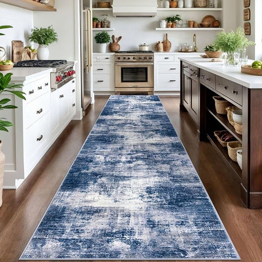 IOHOUZE Abstract Runner Rug 3x14 Ft Washable Runners - Image 2