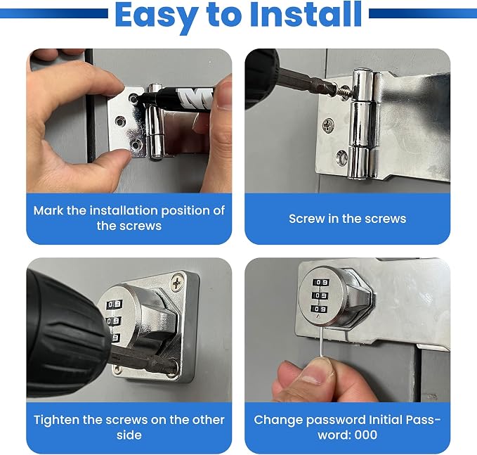 Keyless Cabinet Lock with Combination Code - Image 4
