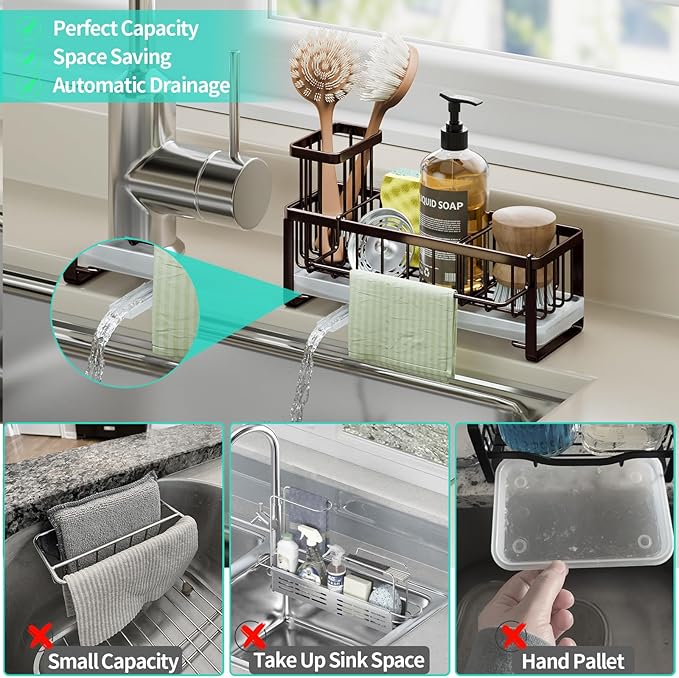 HapiRm Sponge Holder for Kitchen Sink - Image 7