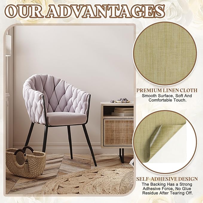 PATIKIL Linen Repair Patch, 8 x 11 Inch Self-Adhesive Linen Fabric Repair - Image 3