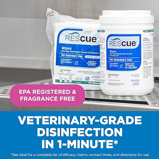 REScue One-Step Disinfectant Cleaner & Deodorizer Wipes - Image 2
