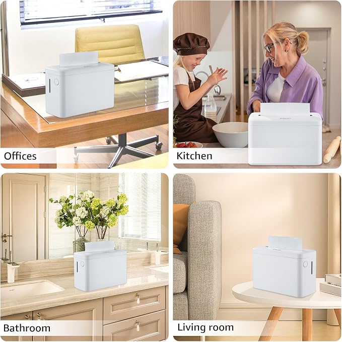 Trifold Paper Towel Dispenser Countertop, 300-Sheet Large Capacity - Image 5