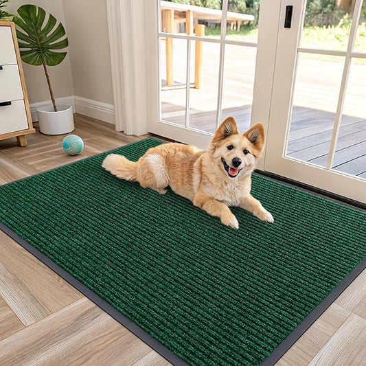 OLANLY Front Door Mat Indoor Outdoor Entrance, Waterproof Heavy Duty Doormat by OLANLY