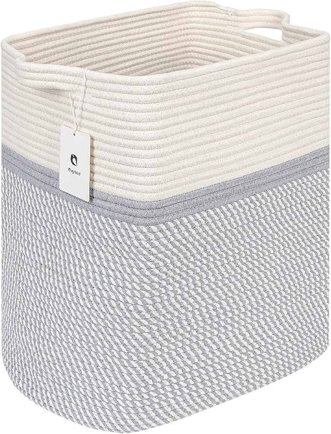 Storage Baskets for Clothes Fabric Cotton Rope Storage Basket - Image 9