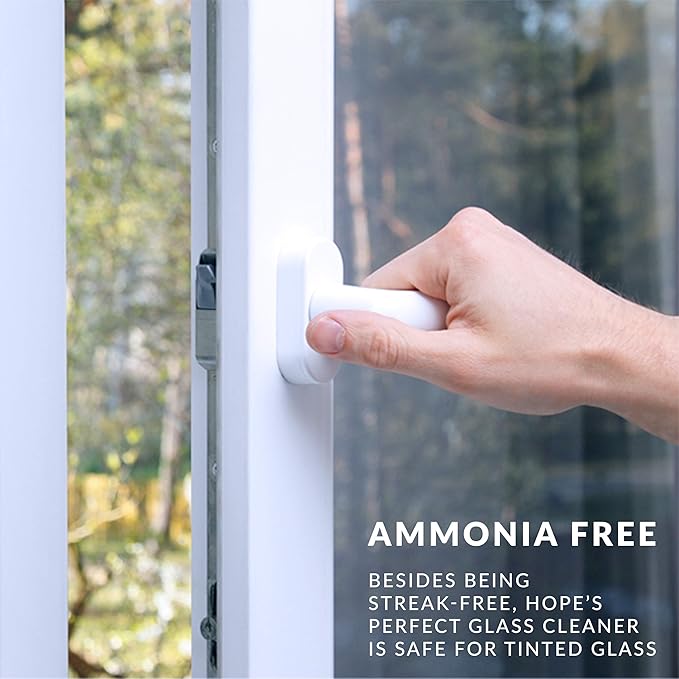 HOPE'S Perfect Glass Cleaner, Streak-Free, Ammonia-Free Window, and Shower Door - Image 6