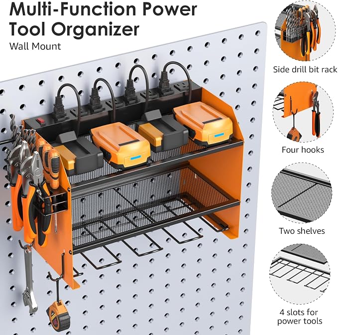 CCCEI Set Power Tool Organizer Wall Mount - Image 5