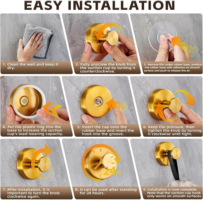 Reusable Heavy Duty Suction Cup Hooks - Image 5