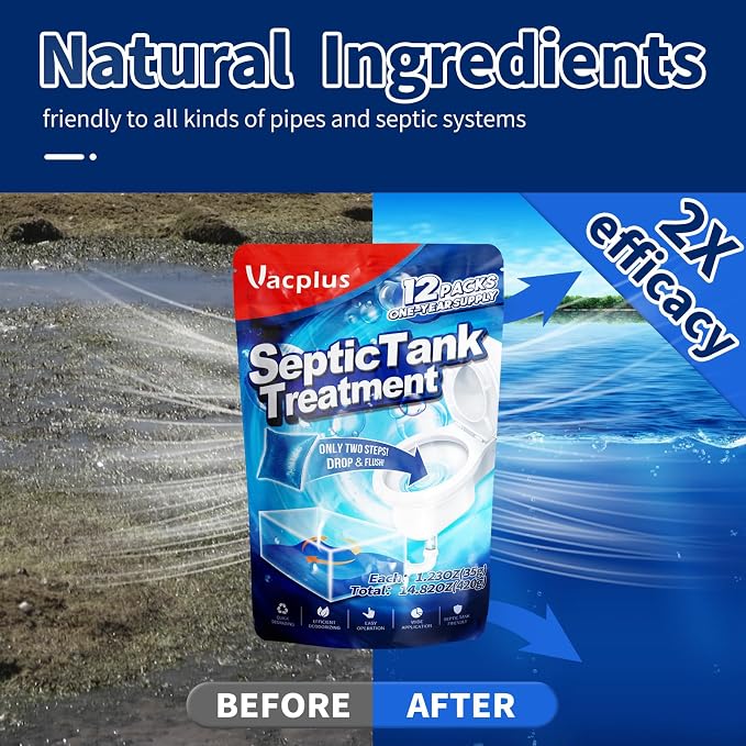 Vacplus Septic Tank Treatment 12 Pcs - Image 2