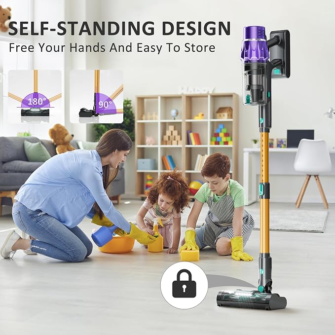 Cordless Vacuum Cleaner, 50KPA/70Mins Vacuum Cleaners - Image 7