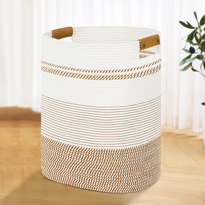 Laundry Basket with Handles by AINUOQI