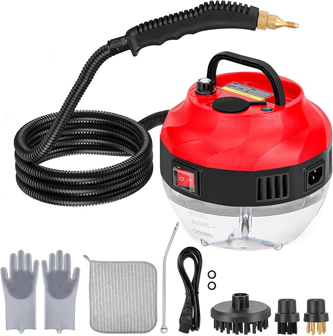 Portable Handheld Steam Cleaner, 2500W High Pressure Steam Cleaner by Yshunlai
