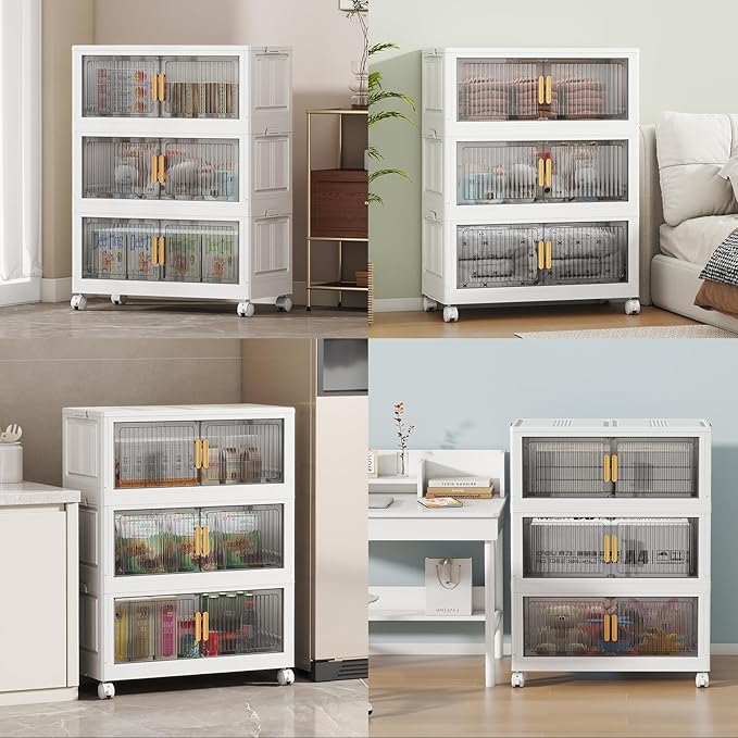62 Gal Stackable Plastic Storage Bins - Image 7