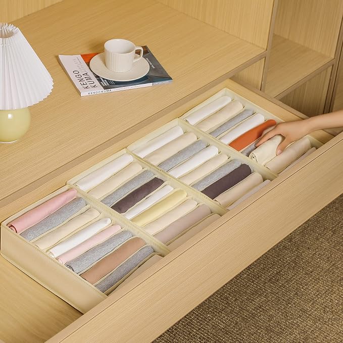 4 Packs T-shirt Drawer Organizers - Image 6