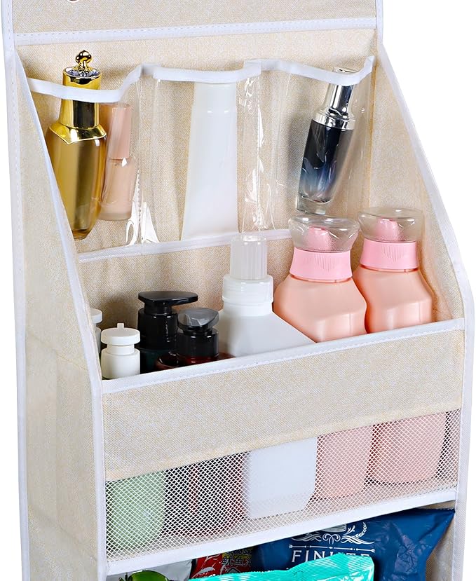 Univivi 5-Shelf Over Door Hanging Organizer Fabric Door Storage - Image 4