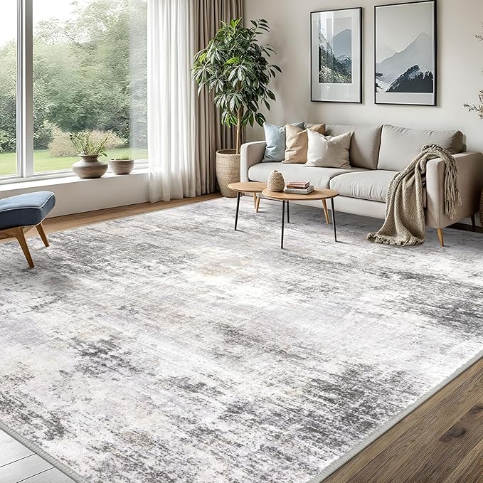 IOHOUZE Abstract Area Rugs 8x10 Ft Washable Large Rugs by iOhouze