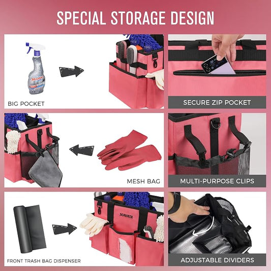 Wearable Cleaning Caddy Bag, Cleaning Caddy Supplies Organizer - Image 2