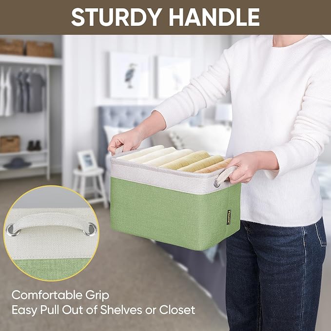 BALEINE 3 Pack Fabric Storage Bins - Image 8
