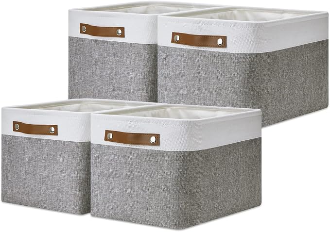 DULLEMELO Fabric Baskets for Storage, Organizing Baskets for Shelves, Fabric by DULLEMELO