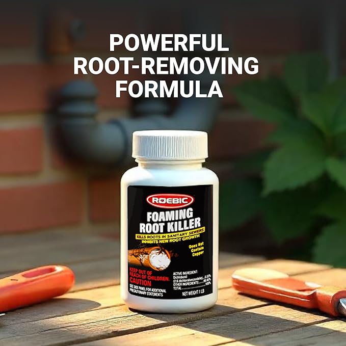 Roebic FRK Foaming Tree Root Killer, Chemical Septic System, Drain Field and - Image 6