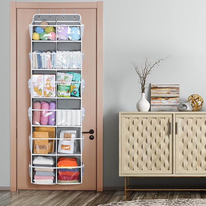 Univivi Over the Door Organizer 6 Tiers, Extra Large Door Hanging Organizer - Image 7
