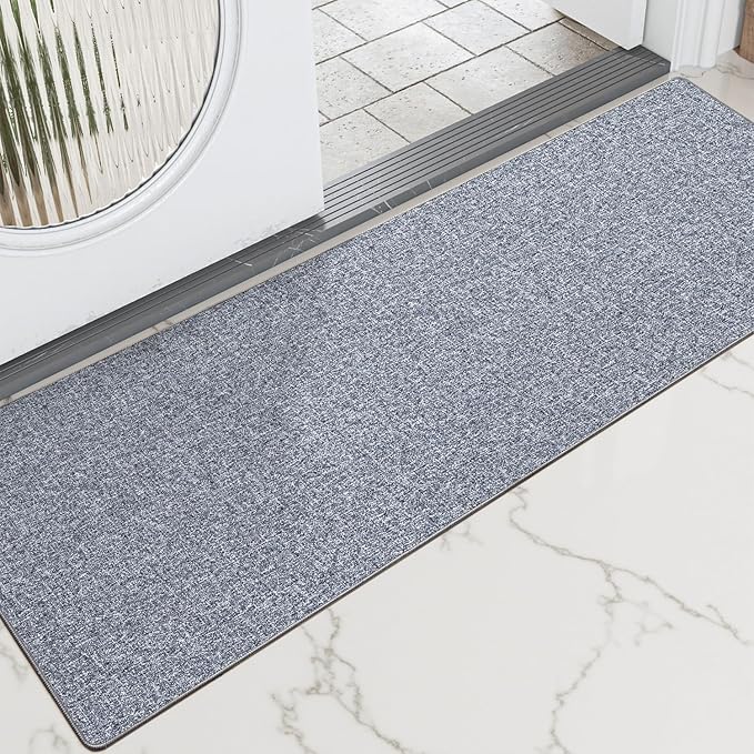 LUMI Ultra Thin Door Mat for Entryway, Easy Clean Welcome Entrance Mat for by LUMI