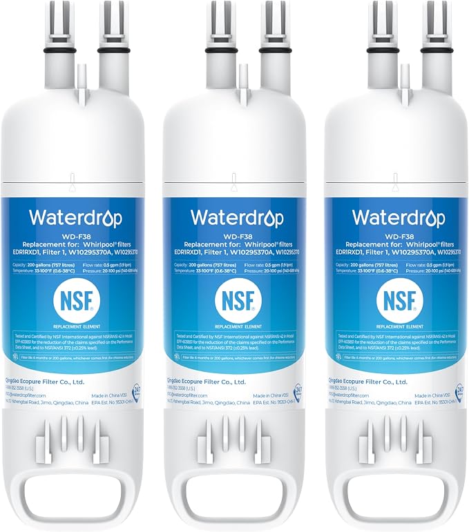 Waterdrop EDR1RXD1 Replacement for Everydrop® Filter 1, W10295370A, Kenmore® by Waterdrop