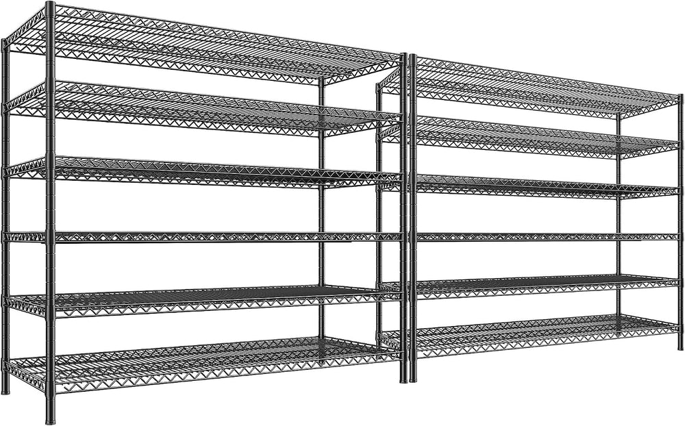 REIBII 83"H Storage Shelves 3840LBS Metal Shelving Unit Garage Shelving ...